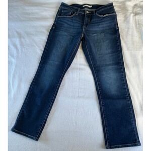 Levis Classic Jeans Mid Rise Skinny Size 12 Womens Blue